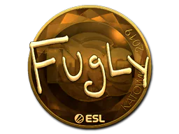 Sticker FugLy (Gold) | Katowice 2019 - Preço e onde comprar no CS2