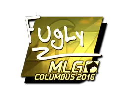 Sticker FugLy (Gold) | MLG Columbus 2016 - Preço e onde comprar no CS2