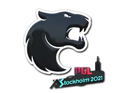 Sticker FURIA (Foil) | Stockholm 2021 - Preço e onde comprar no CS2