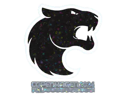 Sticker FURIA (Glitter) | Copenhagen 2024 - Preço e onde comprar no CS2