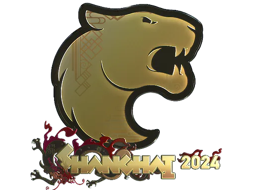Sticker FURIA (Gold) | Shanghai 2024 - Preço e onde comprar no CS2