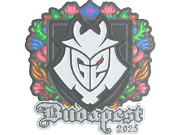 Sticker G2 esports (Embroidered) | Budapest 2025 - Preço e onde comprar no CS2