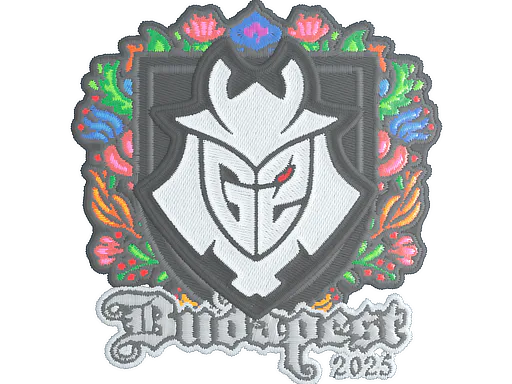 Sticker G2 esports (Embroidered) | Budapest 2025 - Preço e onde comprar no CS2