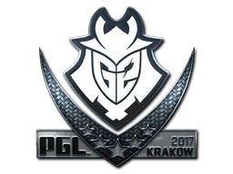 Sticker G2 Esports (Foil) | Krakow 2017 - Preço e onde comprar no CS2