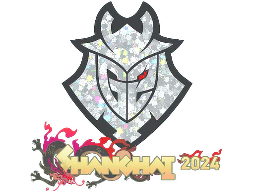Sticker G2 Esports (Glitter) | Shanghai 2024 - Preço e onde comprar no CS2