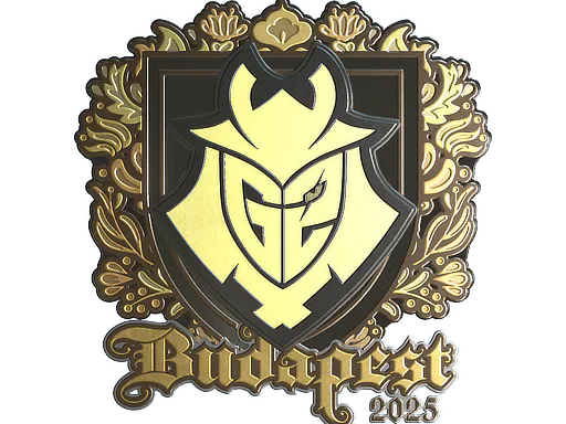 Sticker G2 esports (Gold) | Budapest 2025 - Preço e onde comprar no CS2