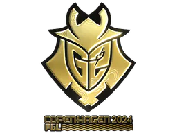 Sticker G2 Esports (Gold) | Copenhagen 2024 - Preço e onde comprar no CS2