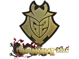 Sticker G2 Esports (Gold) | Shanghai 2024 - Preço e onde comprar no CS2