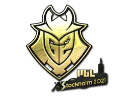 Sticker G2 Esports (Gold) | Stockholm 2021 - Preço e onde comprar no CS2