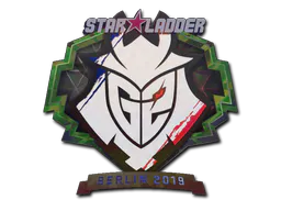 Sticker G2 Esports (Holo) | Berlin 2019 - Preço e onde comprar no CS2