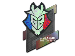 Sticker G2 Esports (Holo) | Boston 2018 - Preço e onde comprar no CS2