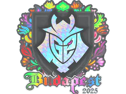 Sticker G2 esports (Holo) | Budapest 2025 - Preço e onde comprar no CS2