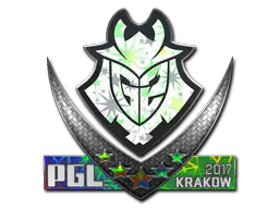 Sticker G2 Esports (Holo) | Krakow 2017 - Preço e onde comprar no CS2