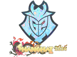 Sticker G2 Esports (Holo) | Shanghai 2024 - Preço e onde comprar no CS2