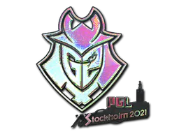 Sticker G2 Esports (Holo) | Stockholm 2021 - Preço e onde comprar no CS2