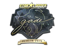 Sticker gade (Gold) | Berlin 2019 - Preço e onde comprar no CS2