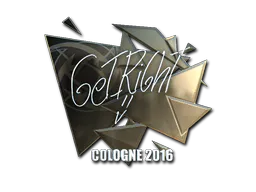 Sticker GeT_RiGhT (Foil) | Cologne 2016 - Preço e onde comprar no CS2