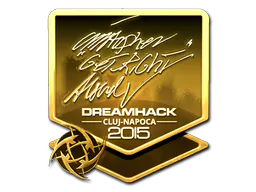 Sticker GeT_RiGhT (Gold) | Cluj-Napoca 2015 - Preço e onde comprar no CS2