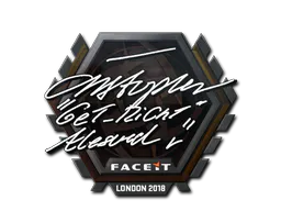Sticker GeT_RiGhT | London 2018 - Preço e onde comprar no CS2