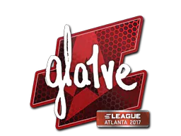Sticker gla1ve | Atlanta 2017 - Preço e onde comprar no CS2
