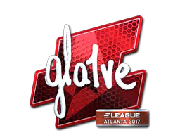 Sticker gla1ve (Foil) | Atlanta 2017 - Preço e onde comprar no CS2
