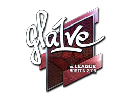 Sticker gla1ve (Foil) | Boston 2018 - Preço e onde comprar no CS2
