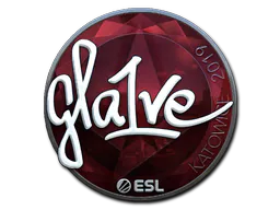 Sticker gla1ve (Foil) | Katowice 2019 - Preço e onde comprar no CS2