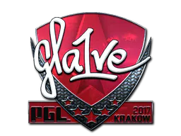 Sticker gla1ve (Foil) | Krakow 2017 - Preço e onde comprar no CS2