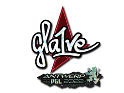 Sticker gla1ve (Glitter) | Antwerp 2022 - Preço e onde comprar no CS2