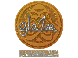 Sticker gla1ve (Glitter) | Copenhagen 2024 - Preço e onde comprar no CS2