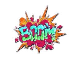 Sticker Go Boom (Glitter) - Preço e onde comprar no CS2