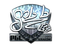 Sticker gob b (Foil) | Krakow 2017 - Preço e onde comprar no CS2