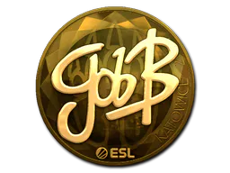 Sticker gob b (Gold) | Katowice 2019 - Preço e onde comprar no CS2