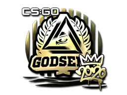 Sticker GODSENT (Gold) | 2020 RMR - Preço e onde comprar no CS2