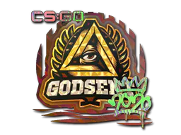 Sticker GODSENT (Holo) | 2020 RMR - Preço e onde comprar no CS2