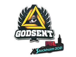 Sticker GODSENT | Stockholm 2021 - Preço e onde comprar no CS2