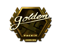 Sticker Golden (Gold) | London 2018 - Preço e onde comprar no CS2