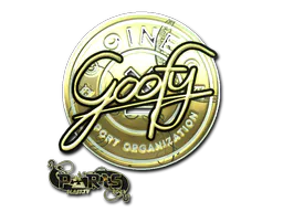 Sticker Goofy (Gold) | Paris 2023 - Preço e onde comprar no CS2