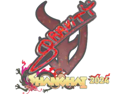 Sticker Graviti (Glitter) | Shanghai 2024 - Preço e onde comprar no CS2