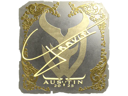 Sticker Graviti (Gold) | Austin 2025 - Preço e onde comprar no CS2