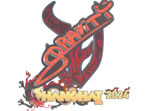 Sticker Graviti (Holo) | Shanghai 2024 - Preço e onde comprar no CS2