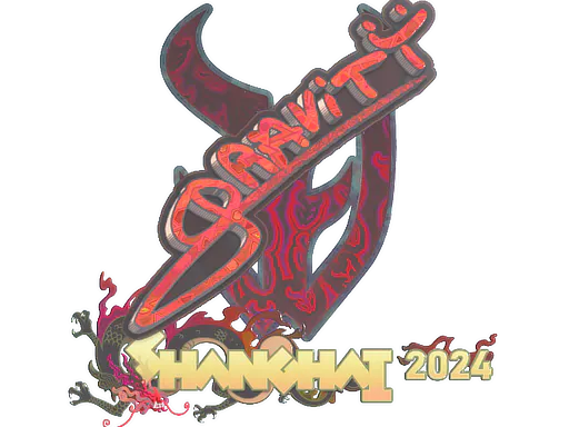 Sticker Graviti (Holo) | Shanghai 2024 - Preço e onde comprar no CS2