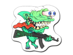Sticker Green Shark Shooter - Preço e onde comprar no CS2