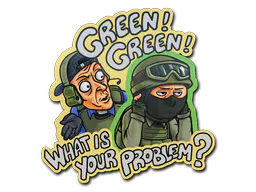 Sticker Green's Problem - Preço e onde comprar no CS2