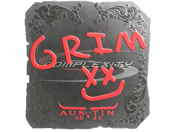 Sticker Grim (Foil) | Austin 2025 - Preço e onde comprar no CS2