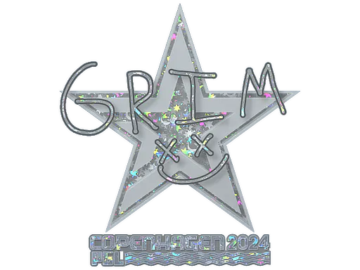 Sticker Grim (Glitter) | Copenhagen 2024 - Preço e onde comprar no CS2