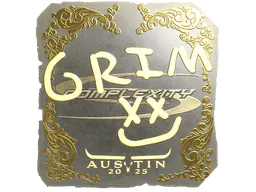 Sticker Grim (Gold) | Austin 2025 - Preço e onde comprar no CS2