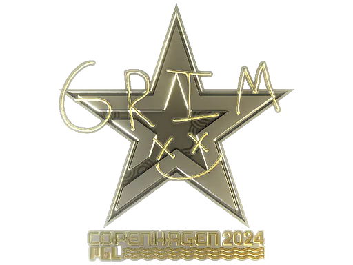 Sticker Grim (Gold) | Copenhagen 2024 - Preço e onde comprar no CS2