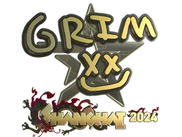 Sticker Grim (Gold) | Shanghai 2024 - Preço e onde comprar no CS2