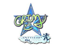 Sticker Grim (Holo) | Antwerp 2022 - Preço e onde comprar no CS2